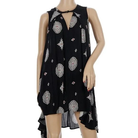 Free People Medallion Print Swing Tunic Dress - Picture 1 of 12